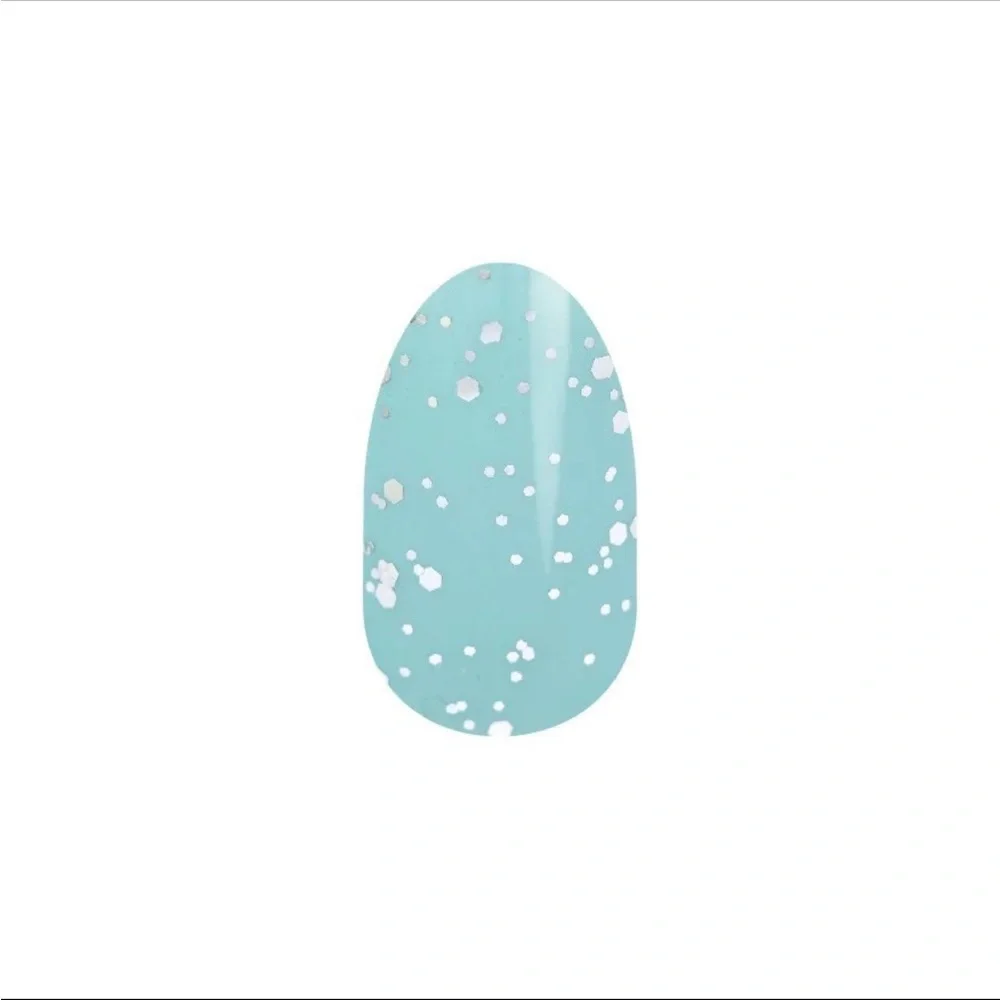 *Retired* Color Street: Don’t Make a Peep | Blue Spring Easter Silver Glitter - Picture 15 of 16